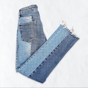 Urban outfitters two tone jeans